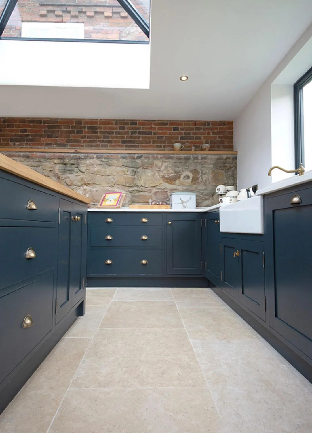 Chapelstone limestone floor